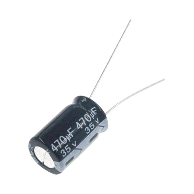 Capacitor Electrolítico Radial / 470 µF / 35 Vcc / 105 °C / 10 x 20 mm