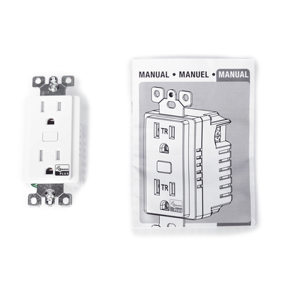 Tomacorriente Inteligente Z-Wave / 120 VCA 60 Hz / Carga 1800W Resistiva / Alcance 20.5 m (67.3 ft) / Empotrable Interior