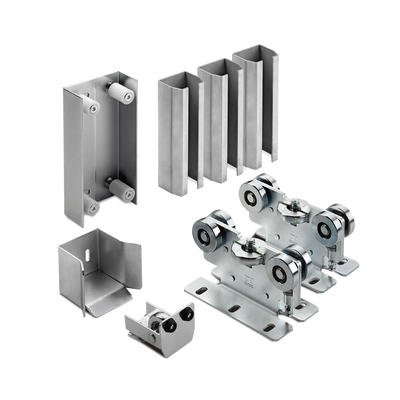 Kit para puertas autoportantes / Hasta 3 m (9.84 ft) / 600 kg / Carros 5 ruedas / Acero galvanizado