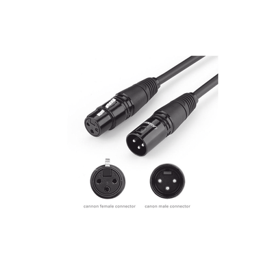 Cable XLR Balanceado / Macho a Hembra / 5 m (16.4 ft) / Triple Blindaje / OFC / 6 mm Diámetro