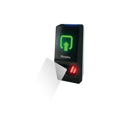 Lector de Huella / 10,000 Usuarios / Identificación 1:10,000 en 1 s / PoE / IP65 / FBI PIV IQS / Mifare / 156 x 68 x 62 mm