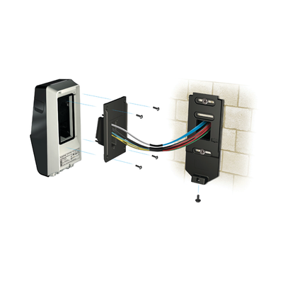 Lector de Huella / 10,000 Usuarios / Identificación 1:10,000 en 1 s / PoE / IP65 / FBI PIV IQS / Mifare / 156 x 68 x 62 mm