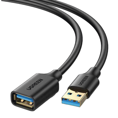 Cable Extensor USB 3.0 / 5 Gbps / 3 m (9.8 ft) / Macho a Hembra / Blindaje Múltiple / Conectores Dorados