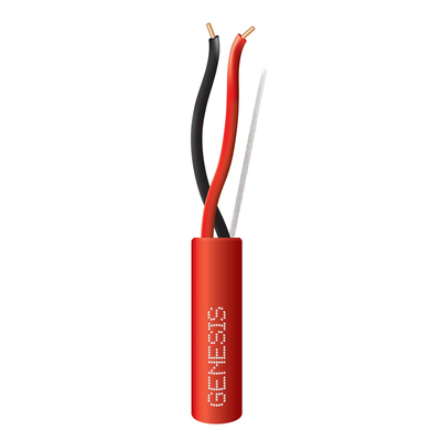 Cable para Alarmas de Incendio / 2x14 AWG / FPLR-CL3R / Riser / 305 m (1000 ft) / Rojo / Evacuación