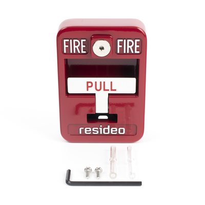 Estación Manual de Jalón Contra Incendio / Acción Simple / Reset con Llave Allen / Cumple ADA / Aluminio Fundido / Terminación por Cables