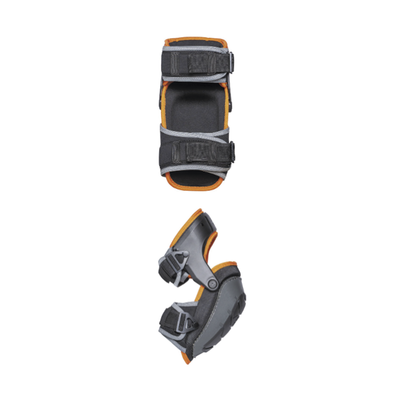 Rodilleras Articuladas / Gel y Espuma Distribuidora / Superficie Amplia / Bisagras Móviles / Correas Anchas Ajustables