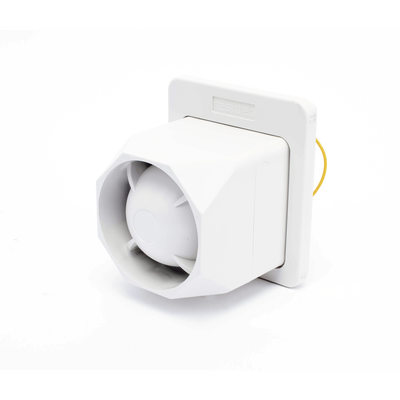 Sirena Autónoma / 119 dB / 25 W / Dos Tonos / IP Resistente Agua y UV / 6 a 14 VDC / Interior y Exterior