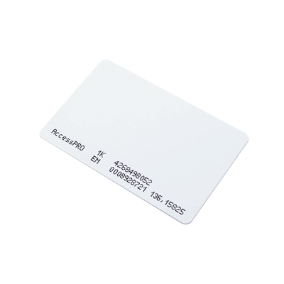Tarjeta Dual / Proximidad 125kHz EM / MIFARE 13.56MHz 1K / CR80 ISO / 85.6 x 54 x 1 mm