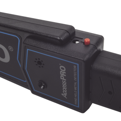 Detector de Metales Portátil / Sensibilidad Alta/Baja / Alarma 75 dB / IP31 / Ahorro de Energía / 410 x 85 x 45 mm