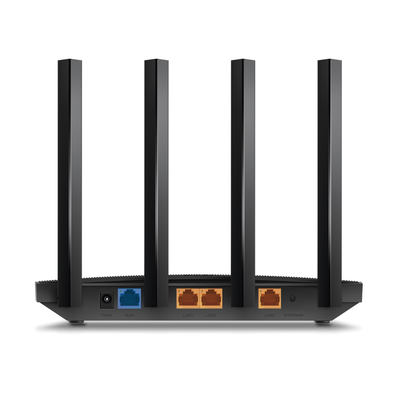 Router WiFi 6 / AX1500 / 4 Flujos / 4 Antenas Externas / 1 WAN Gigabit + 3 LAN Gigabit / OFDMA / Beamforming / WPA3 / EasyMesh