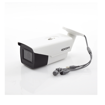 Cámara Bala TURBOHD / 2 Megapixel 1080p / Lente Motorizado 2.7-13.5 mm / IR EXIR 70 m (229.7 ft) / Ultra Baja Iluminación 0.005 Lux / IP67 / Alimentación Dual 12 VCC / 24 VCA