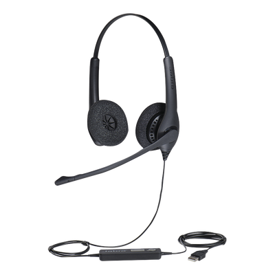 Auricular USB Profesional / Cancelación de Ruido / DSP Audio HD / Brazo Articulado 270° / PeakStop Protección Auditiva / Plug-and-Play