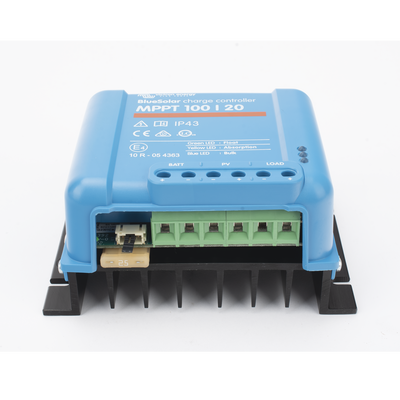 Controlador de Carga Solar MPPT / 20 A / 12/24/48 Vcc Automático / Eficiencia 98% / Rango -30°C a 60°C (-22°F a 140°F) / VE.Direct