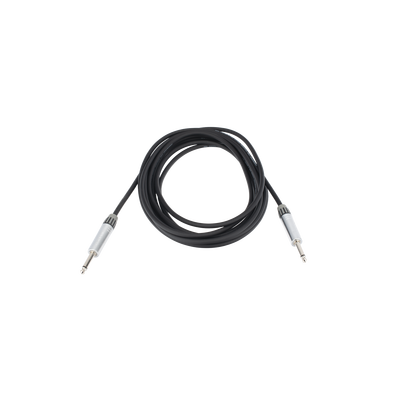 Cable de Audio / Plug 1/4 in a Plug 1/4 in Stereo / 5 m (16.4 ft) / Conectores Cromados / Blindado