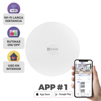 Hub Wi-Fi de Seguridad / 32 Dispositivos / Zigbee / Alertas Instantáneas / Guía por Voz / 5 VCC