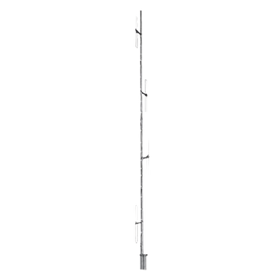 Antena Base VHF / 4 Dipolos / 150-160 MHz / 500 W / 129 km/h (80 mph)