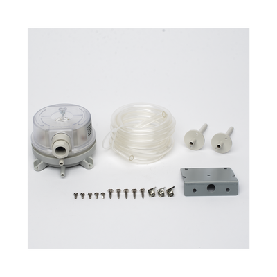 Presostato Diferencial de Aire / Rango Ajustable 500 a 2500 Pa / Contacto SPDT 1.5 A / IP54 / Incluye Manguera 2 m (6.6 ft)