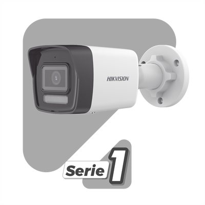 Cámara Bala IP / 4 Megapixel / Dual Light 30 m (98.4 ft) / AcuSense Lite / Micrófono Integrado / IP67 / PoE