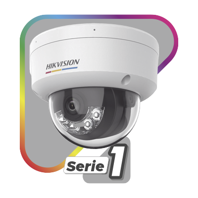 Domo IP / 6 Megapixel / Dual Light 30 m (98.4 ft) / ColorVu 0.001 Lux / AcuSense Lite / IP67 / IK08 / PoE / Micro SD 512 GB