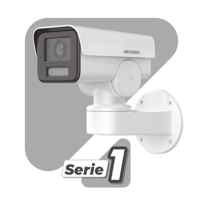 Cámara Bala IP PTZ / 4 Megapixel / Lente Motorizado 2.8-12 mm / IR 50 m (164 ft) / WDR 120 dB / PoE / IP66 / Micro SD / Microfono Integrado