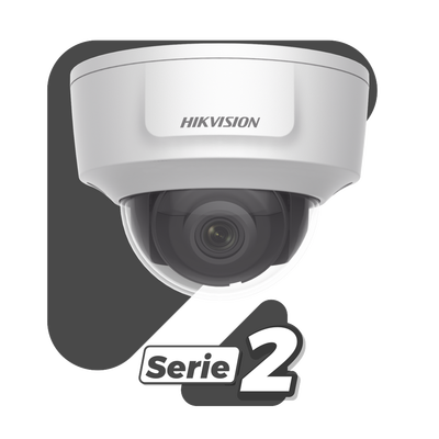 Domo IP / 2 Megapixel / Lente 2.8 mm / 108° FOV / HDMI 1080p / IR EXIR 98 ft / WDR 120 dB / PoE / IP42 / IK10