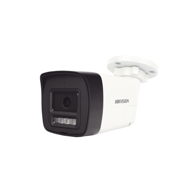 Cámara Bala TURBOHD / 3K 5 Megapixel / Lente 2.8 mm / Ángulo 112° / Dual Light IR 30 m (98.4 ft) + Luz Blanca 20 m (65.6 ft) / Audio Bidireccional / IP67