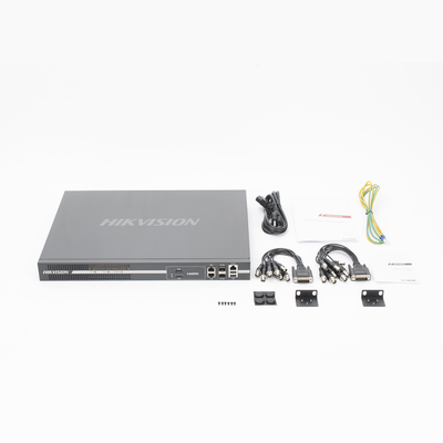 Decodificador de Vídeo IP / 8 Salidas HDMI 4K UHD / 128 Canales Simultáneos / Videowall 25 Cámaras por Pantalla / Dual Ethernet Gigabit / Fibra Óptica