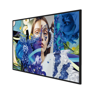 Pantalla LED 43" / 4K UHD / 500 Nits / Android 13 / Bisel 9 mm / Operación 24/7 / Wi-Fi