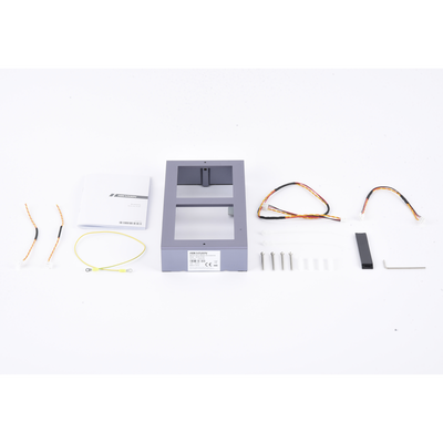 Base de Montaje para Videoportero IP / 2 Módulos / Superficie / Aluminio / -40°C a +60°C (-40°F a 140°F)