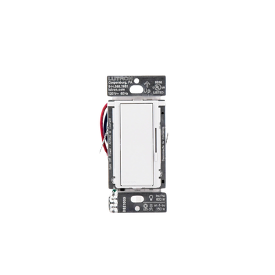Atenuador Inteligente de Pared / Control Deslizante / 150 W LED/CFL / 600 W Incandescente / 120 V / Sin Neutro / 3 Vías