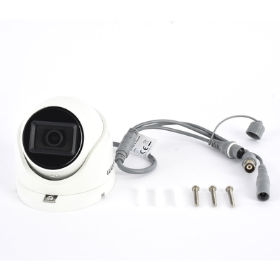 Turret TURBOHD / 5 MP / Lente 2.8 mm / 85° FOV / IR EXIR 30 m / IP67 / Metal / 4 en 1 / dWDR
