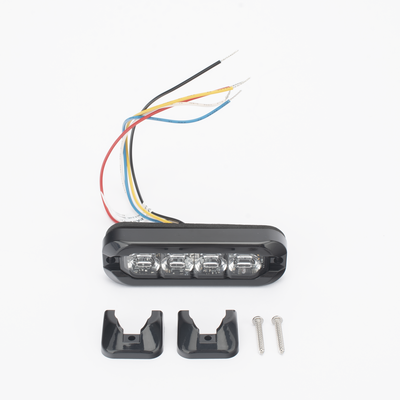Luz de Advertencia Direccional / 8 LED Bicolores / Flexible hasta 120° / IP69K / 69 Patrones / 12-24 V