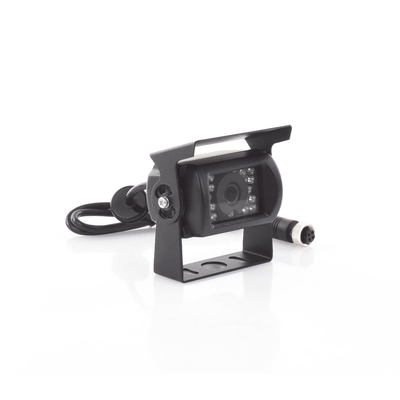 Cámara Análoga Vehicular / IR CMOS / 18 LEDs / IP69K / Exterior / Kit Reversa
