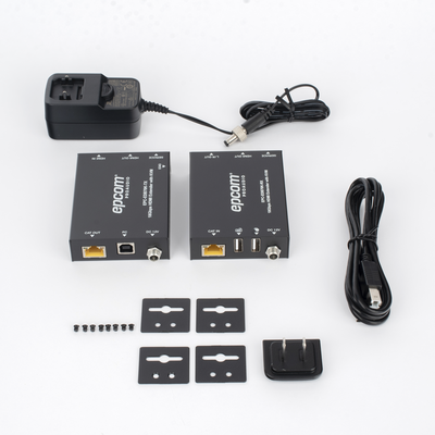 Extensor HDMI con KVM / 4K2K@60Hz / 4:4:4 / 18 Gbps / 70 m (229.7 ft) / HDR / PoC Bidireccional / USB 1.1 / Audio 3.5mm