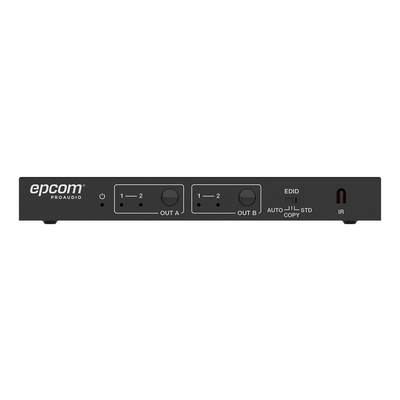 Matriz HDMI / 2x2 / 4K2K@60Hz / HDR / YCbCr 4:4:4 / 18 Gbps / Extractor de Audio / HDCP 2.2