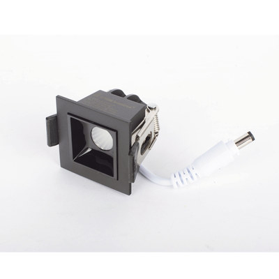 Reflector Empotrable LED / 2 W / 110 VCA / 110 lúmenes / Haz 45° / Luz Fría 6000 K / IP20 / 50,000 hrs