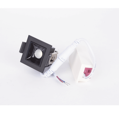 Reflector Empotrable LED / 2 W / 110 VCA / 110 lúmenes / Haz 45° / Luz Fría 6000 K / IP20 / 50,000 hrs