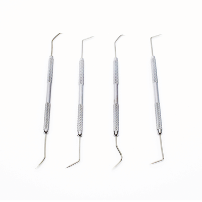 Juego de herramientas para soldadura / 4 piezas / Ganchos recto, diagonal, curvo y encorvado / Diseño ergonómico