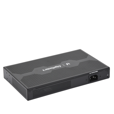 Router Edge / 4 Gbps / 3.4 Mpps / 3x RJ45 Gigabit + 1x SFP / 4-Core 1 GHz / 1 GB RAM / Rack 0.75 x 0.45 x 0.10 ft