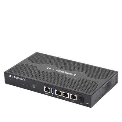 Router Edge / 4 Gbps / 3.4 Mpps / 3x RJ45 Gigabit + 1x SFP / 4-Core 1 GHz / 1 GB RAM / Rack 0.75 x 0.45 x 0.10 ft