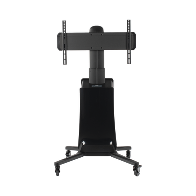 Soporte de Piso Móvil Motorizado / Pantallas 55-80 pulgadas / Carga 45.5 kg / Altura Ajustable 1.20-1.50 m (3.94-4.92 ft) / VESA 200x200 a 600x400 mm / Control Táctil