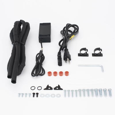 Soporte de Piso Móvil Motorizado / Pantallas 55-80 pulgadas / Carga 45.5 kg / Altura Ajustable 1.20-1.50 m (3.94-4.92 ft) / VESA 200x200 a 600x400 mm / Control Táctil