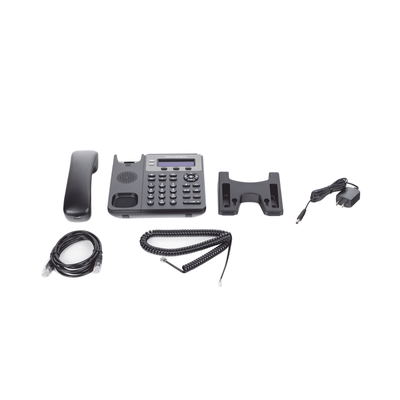 Teléfono IP / 1 Línea SIP / 2 Estados de Llamada / Pantalla LCD 132x48 / Puertos 10/100 Mbps / 3 Teclas XML Programables / Conferencia 3 Vías / EHS Plantronics