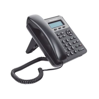 Teléfono IP / 1 Línea SIP / 2 Estados de Llamada / Pantalla LCD 132x48 / Puertos 10/100 Mbps / 3 Teclas XML Programables / Conferencia 3 Vías / EHS Plantronics