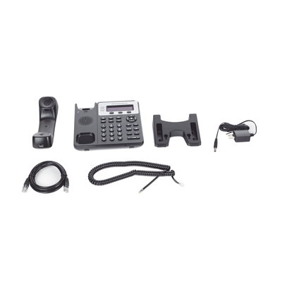 Teléfono IP / 2 Líneas SIP / Audio HD / PoE / Conferencia 3 Vías / Pantalla LCD 132x48