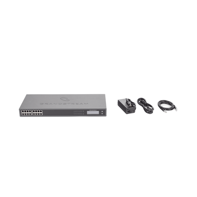 Gateway VoIP / 16 Puertos FXS / 1 Conector TELCO 50 Pines / 1U Rack / Gigabit Ethernet