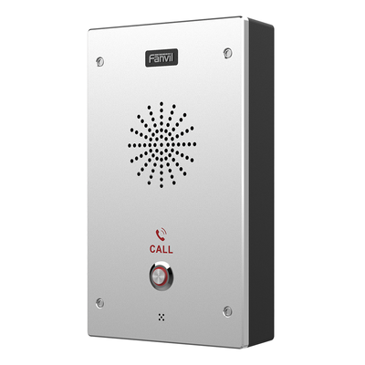 Intercomunicador IP / 2 Líneas SIP / PoE / IP65 / IK10 / Altavoz 3 W / 2 Relevadores 12V DC / Anti-Vandálico