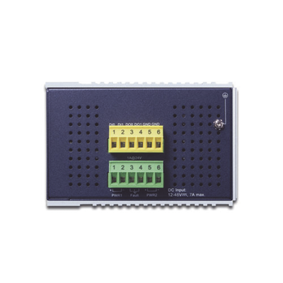 Switch Industrial Administrable Capa 2 / 8 Puertos PoE Gigabit 802.3af/at / 2 Puertos SFP 1/2.5G / Fuente Redundante / 258W PoE Total