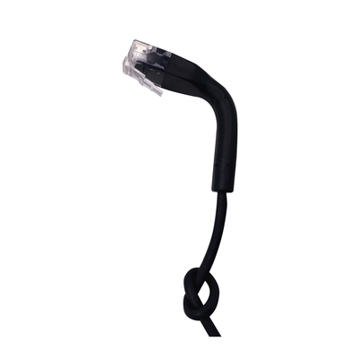 Cable de Parcheo Cat6 / Ultra Slim / UTP / 1 m (3.28 ft) / 250 MHz / 1 GbE / Conectores RJ45 Chapados en Oro