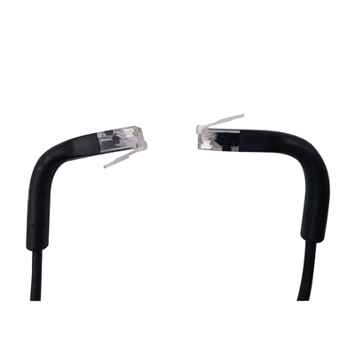 Cable de Parcheo Cat6 / Ultra Slim / UTP / 1 m (3.28 ft) / 250 MHz / 1 GbE / Conectores RJ45 Chapados en Oro